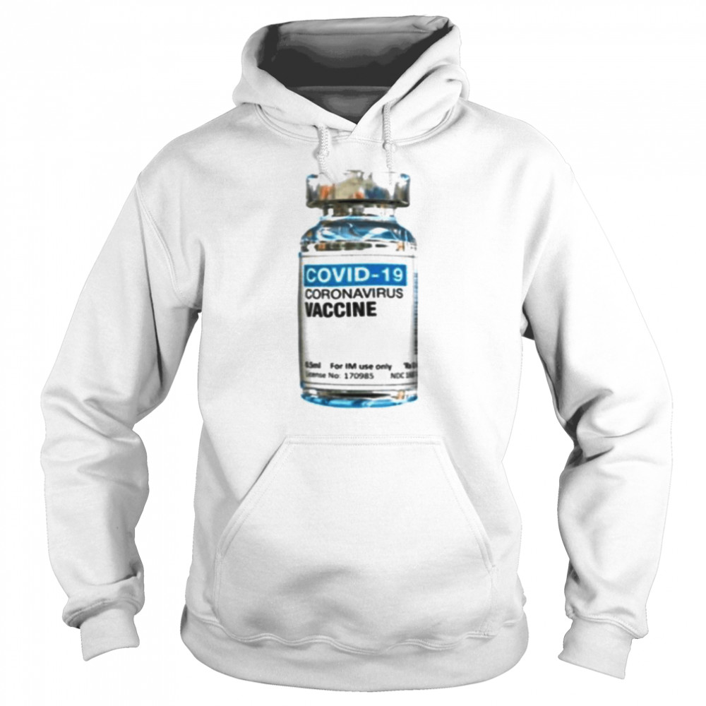 COVID-19 Coronavirus Vaccine bottle  Unisex Hoodie