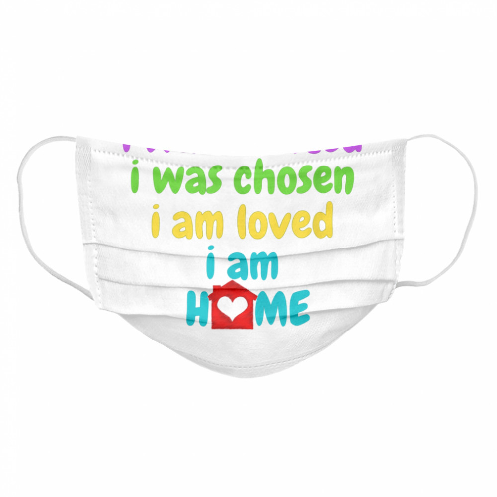 Child Adoption New Family Home  Cloth Face Mask