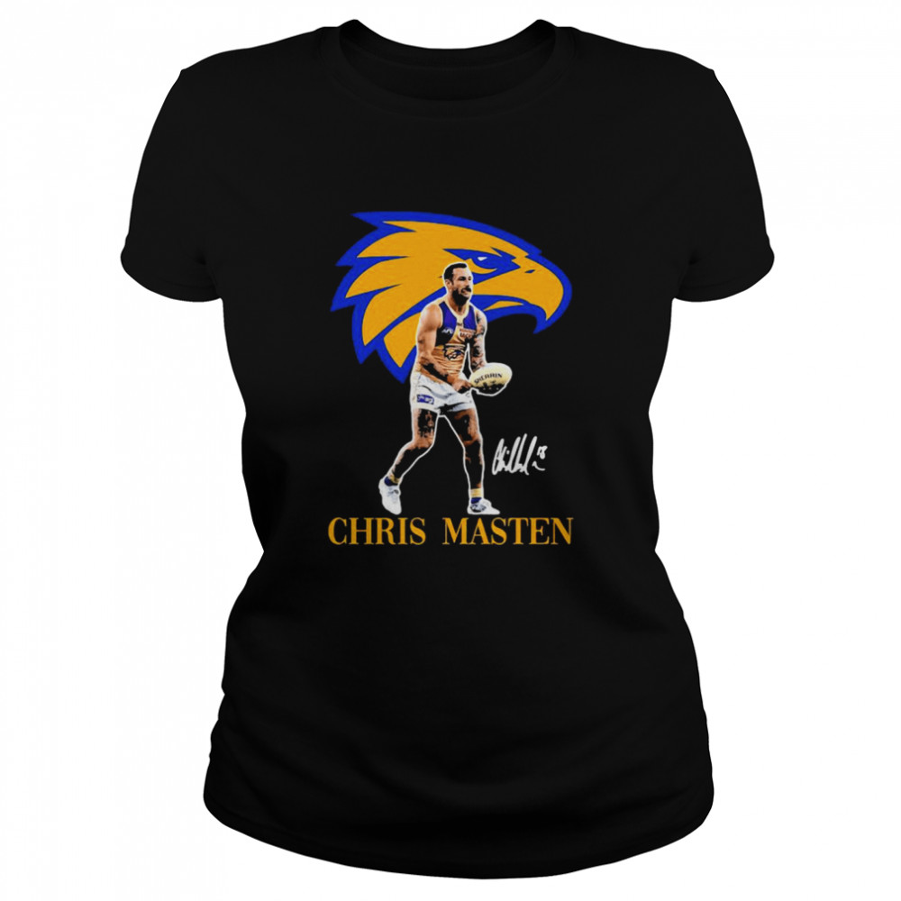 Chris Masten Player Of Team Philadelphia Eagles Football Signature  Classic Women's T-shirt