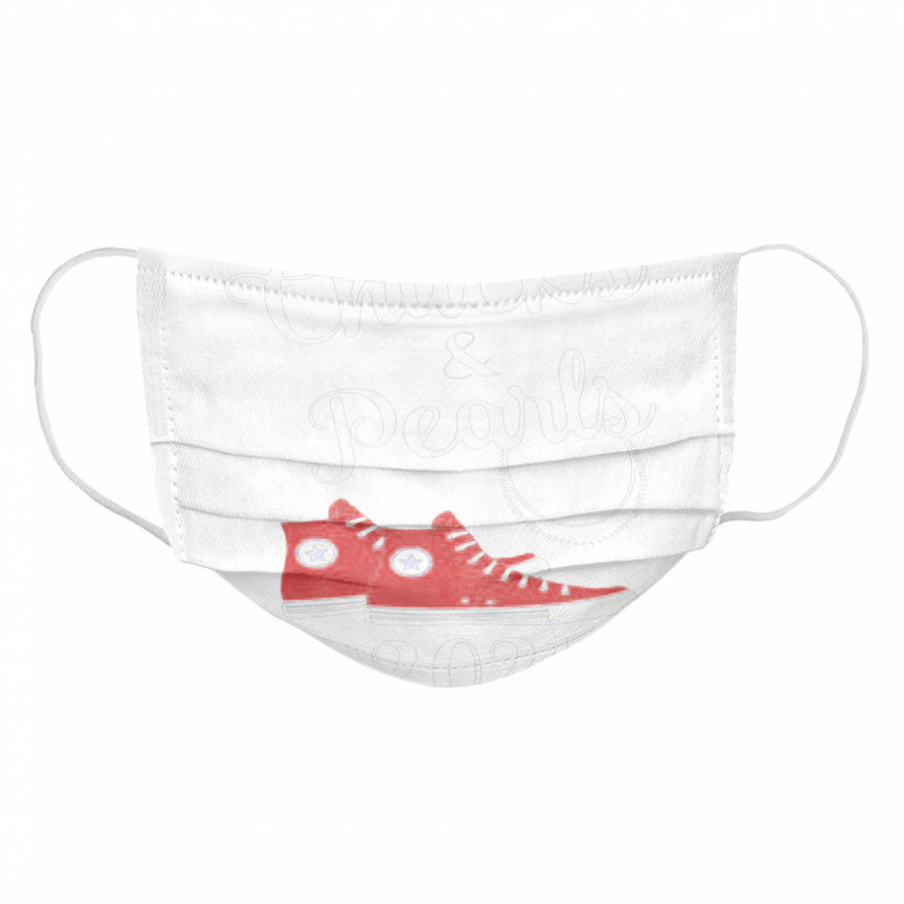 Chucks and pearls 2021 tee  Cloth Face Mask