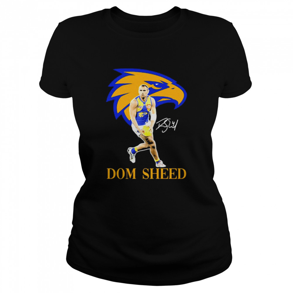 Dom Sheed Player Of Team Philadelphia Eagles Football Signature  Classic Women's T-shirt