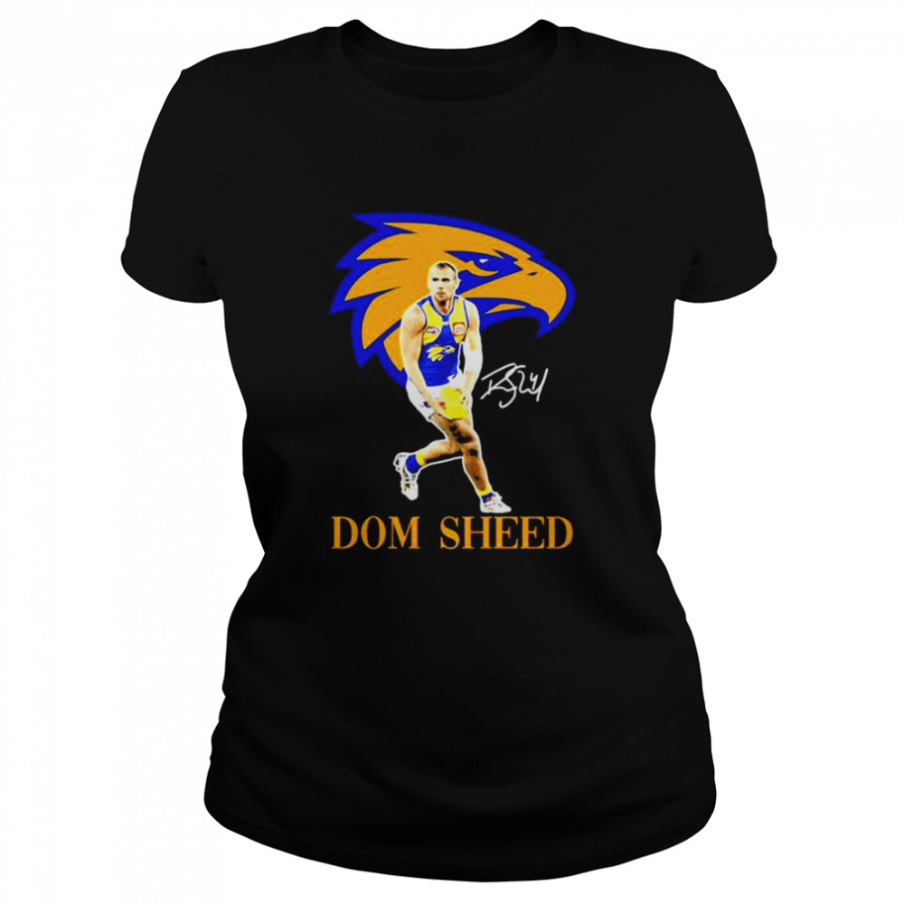 Dom sheed player of team philadelphia eagles football signature Classic Women's T-shirt