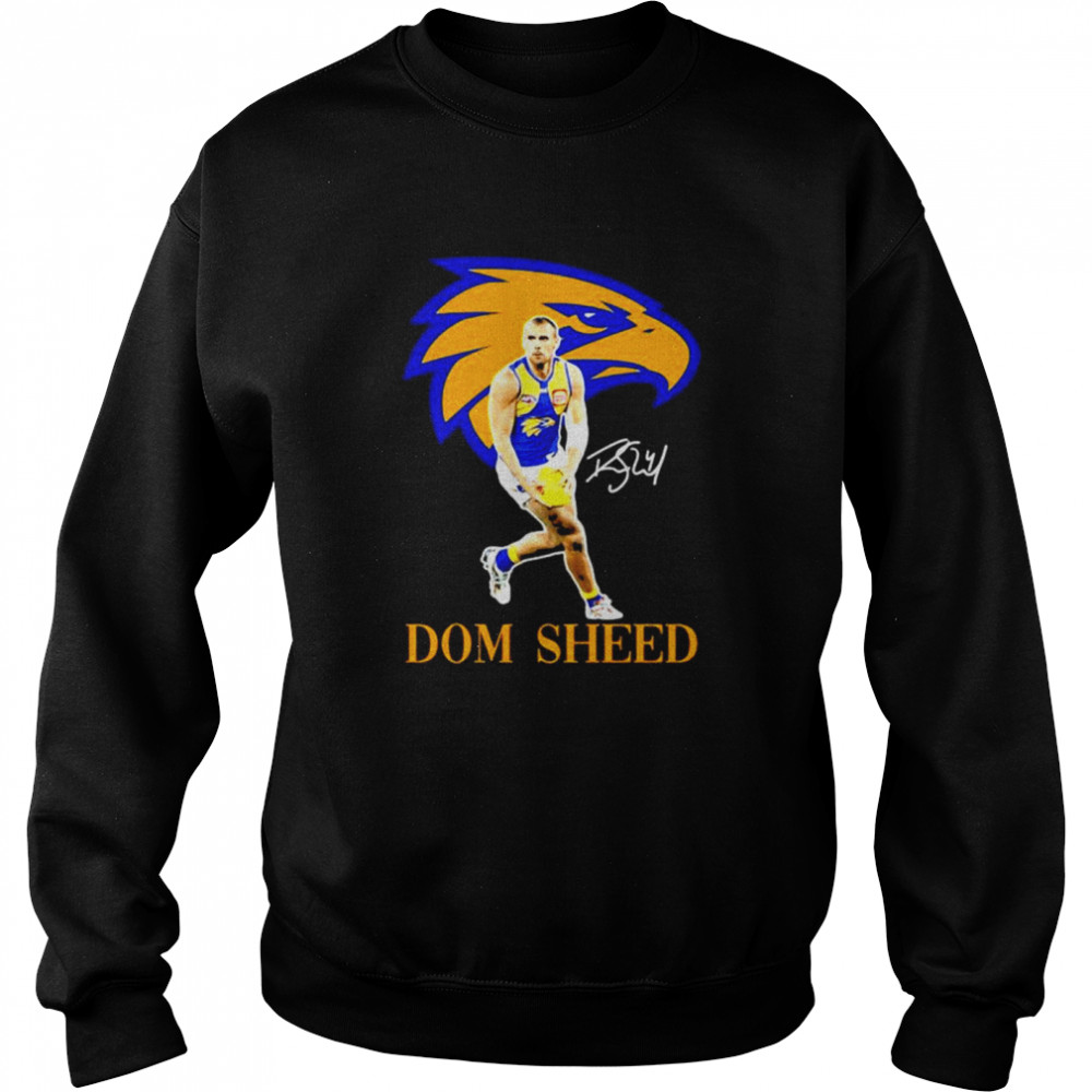 Dom sheed player of team philadelphia eagles football signature Unisex Sweatshirt