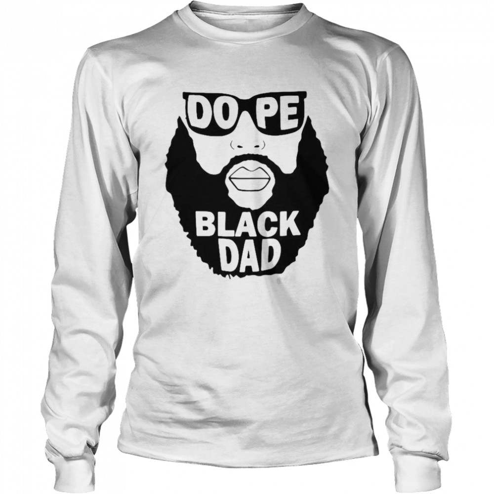 Dope Black Dad Long Sleeved T-shirt