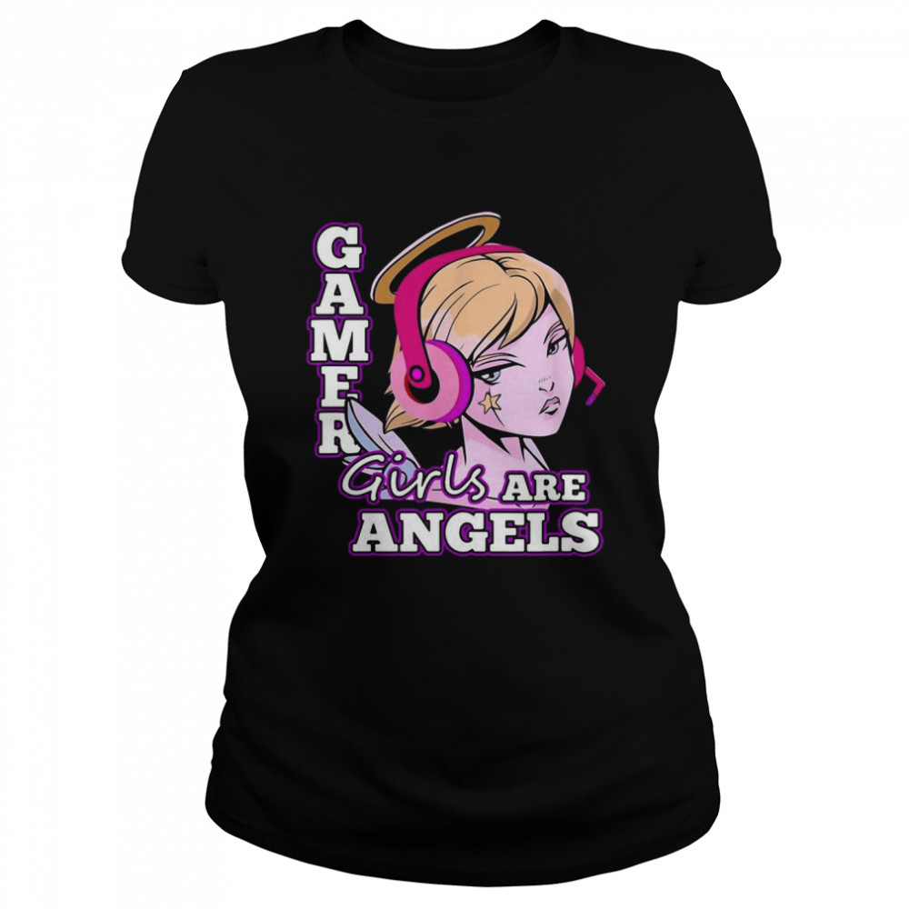 Gamer Girls Are Angels Classic Women's T-shirt