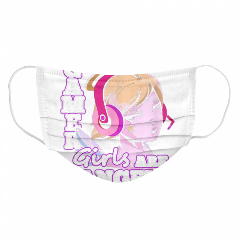 Gamer Girls Are Angels Cloth Face Mask