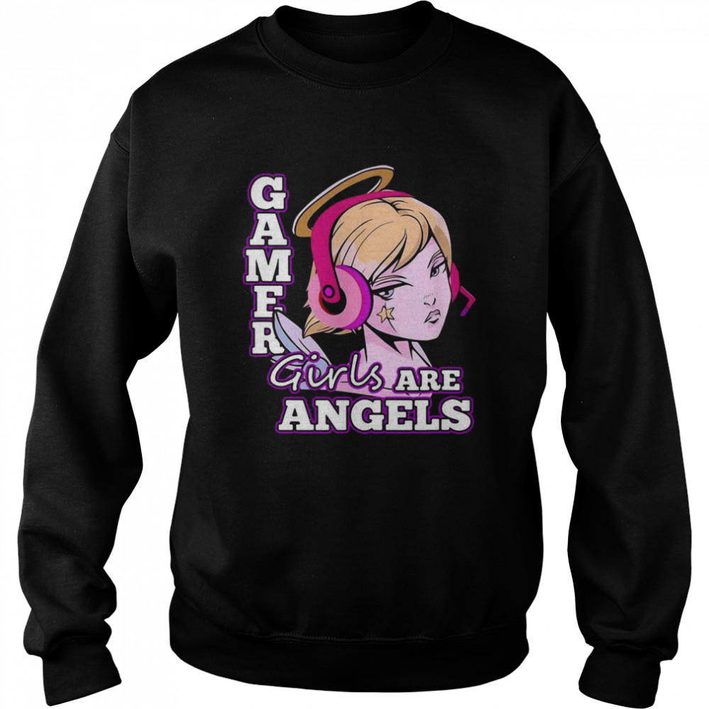 Gamer Girls Are Angels Unisex Sweatshirt