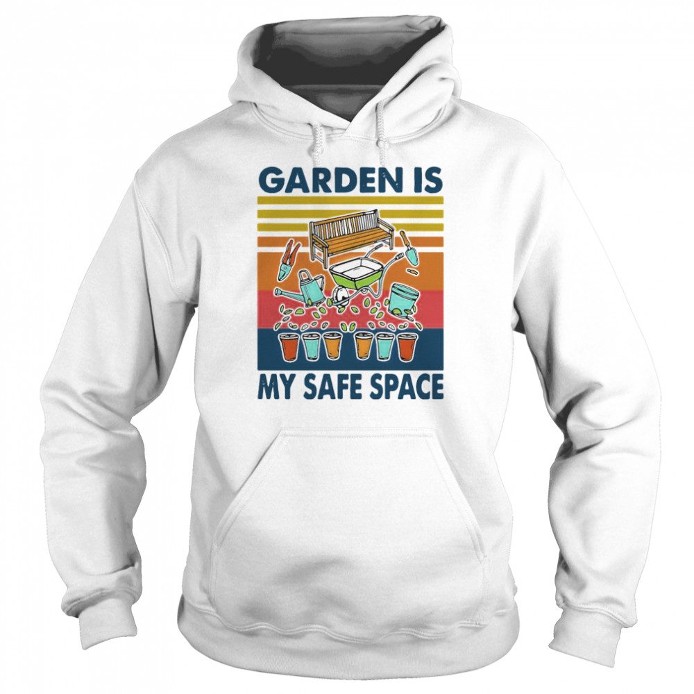 Garden Is My Safe Space Vintage  Unisex Hoodie