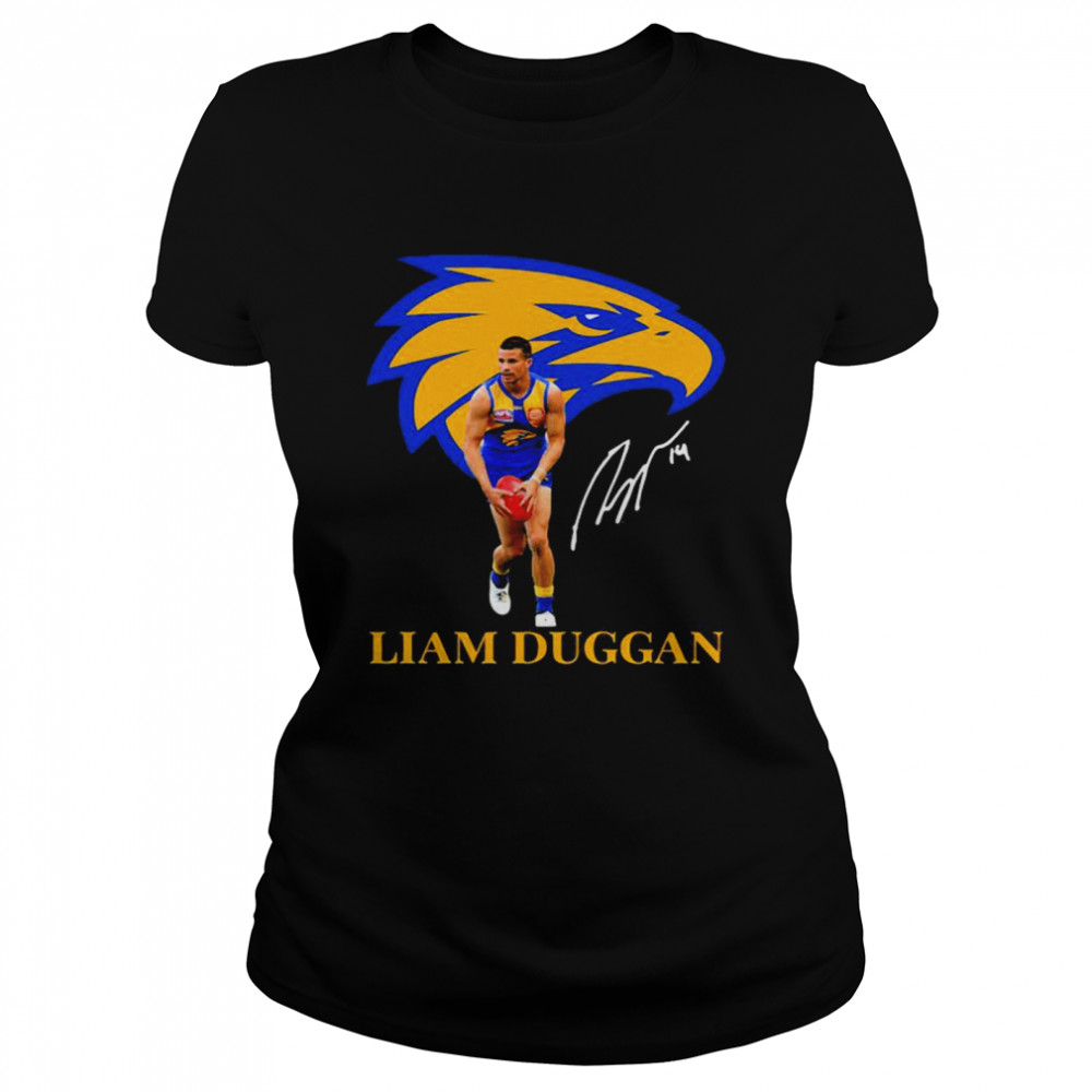 Liam Duggan Player Of Team Philadelphia Eagles Football Signature  Classic Women's T-shirt