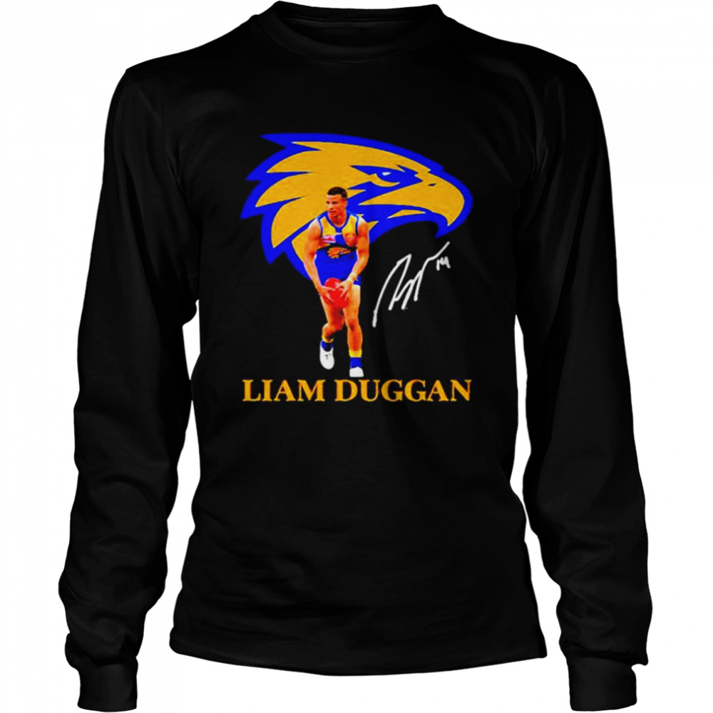 Liam Duggan Player Of Team Philadelphia Eagles Football Signature Long Sleeved T-shirt