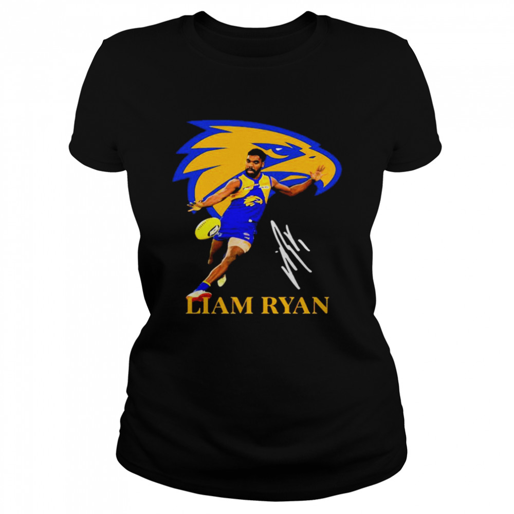 Liam Ryan Player Of Team Philadelphia Eagles Football Signature  Classic Women's T-shirt