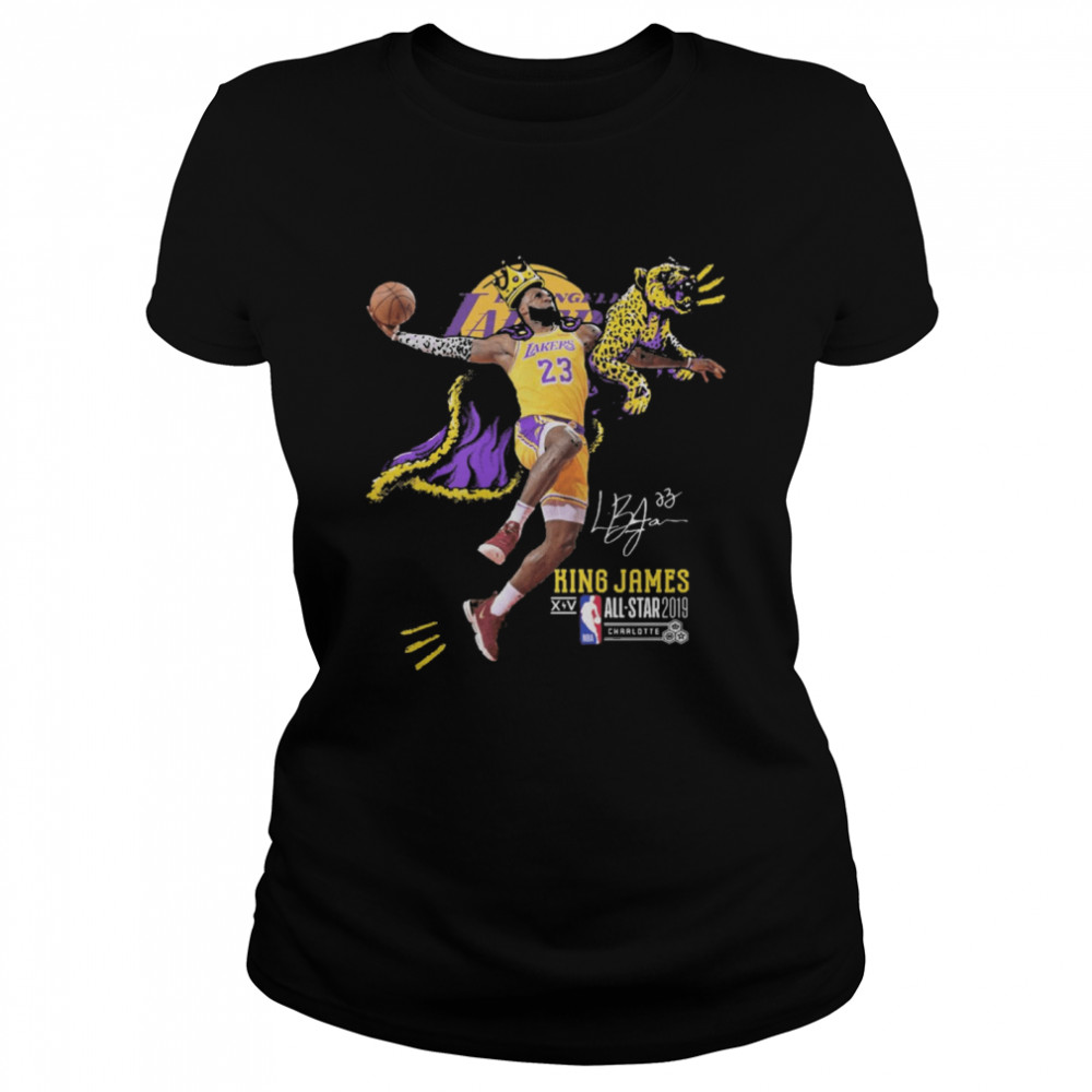 Los Angeles Lakers King James all star 2019 signature  Classic Women's T-shirt