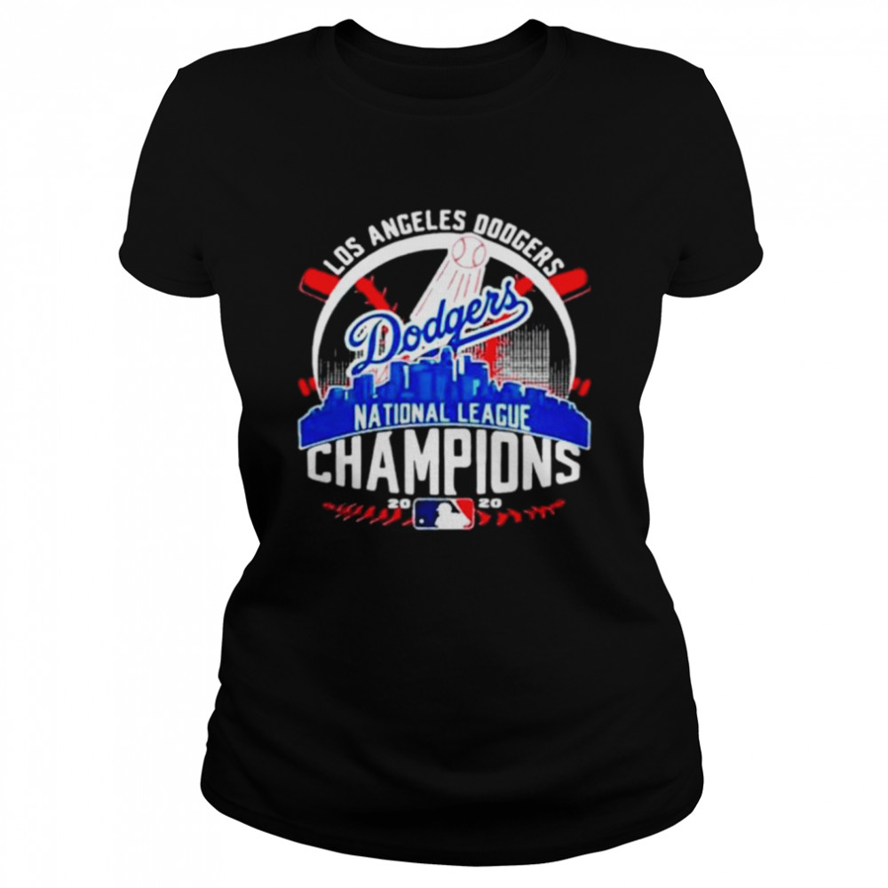 Los angeles dodgers dodgers national league champions 2020  Classic Women's T-shirt