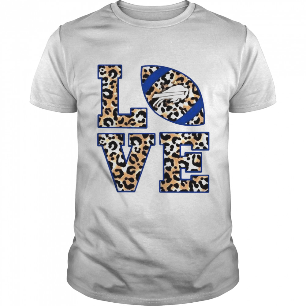 Love Buffalo Bills Football Leopard shirt