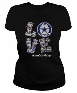 Love Dallas Cowboys MyCowboys Signatures  Classic Women's T-shirt