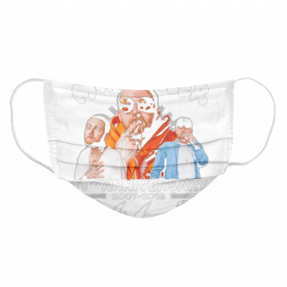 Mac miller 11th anniversary 1007 1018 thank you for the memories  Cloth Face Mask