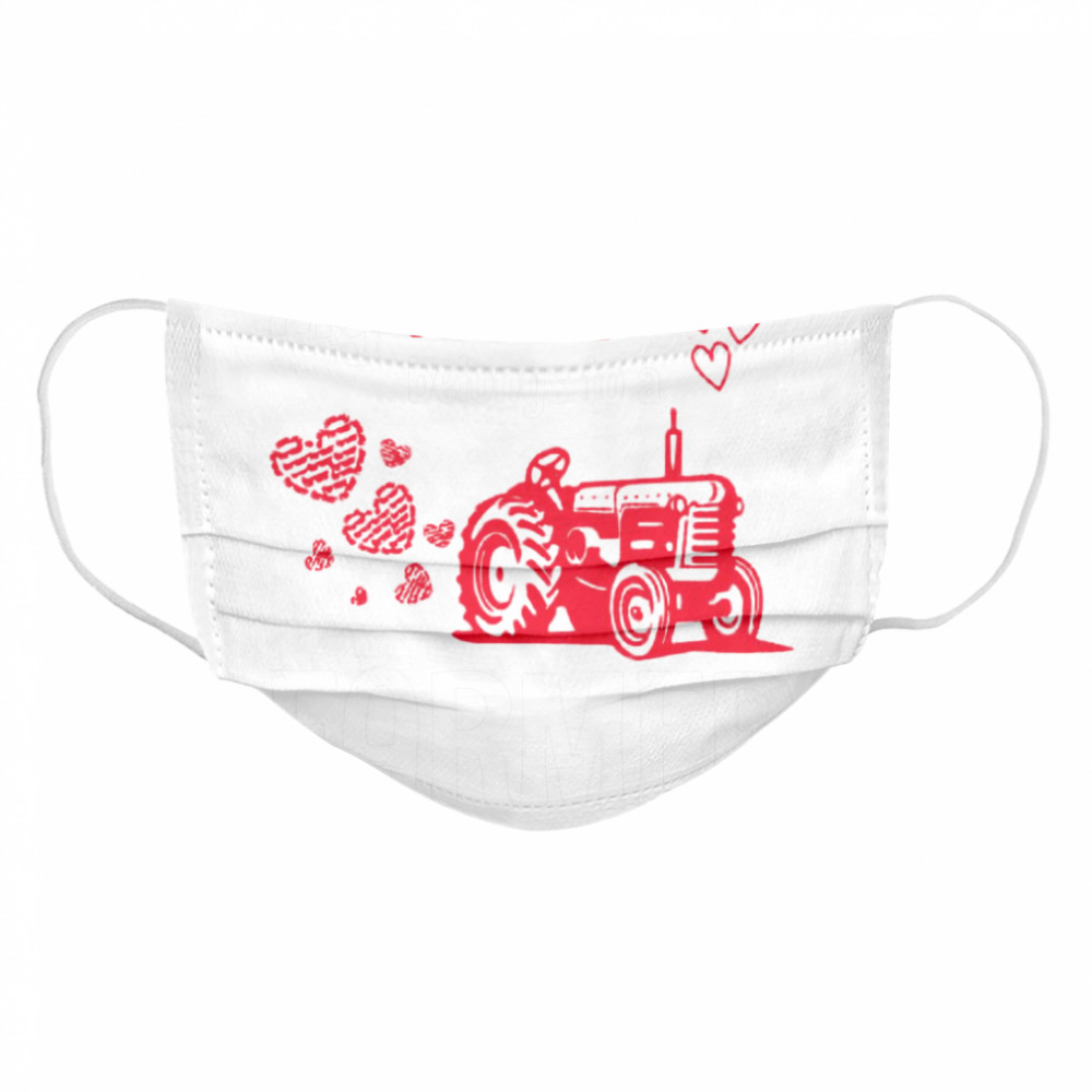 My Heart Belongs To A Farmer  Cloth Face Mask