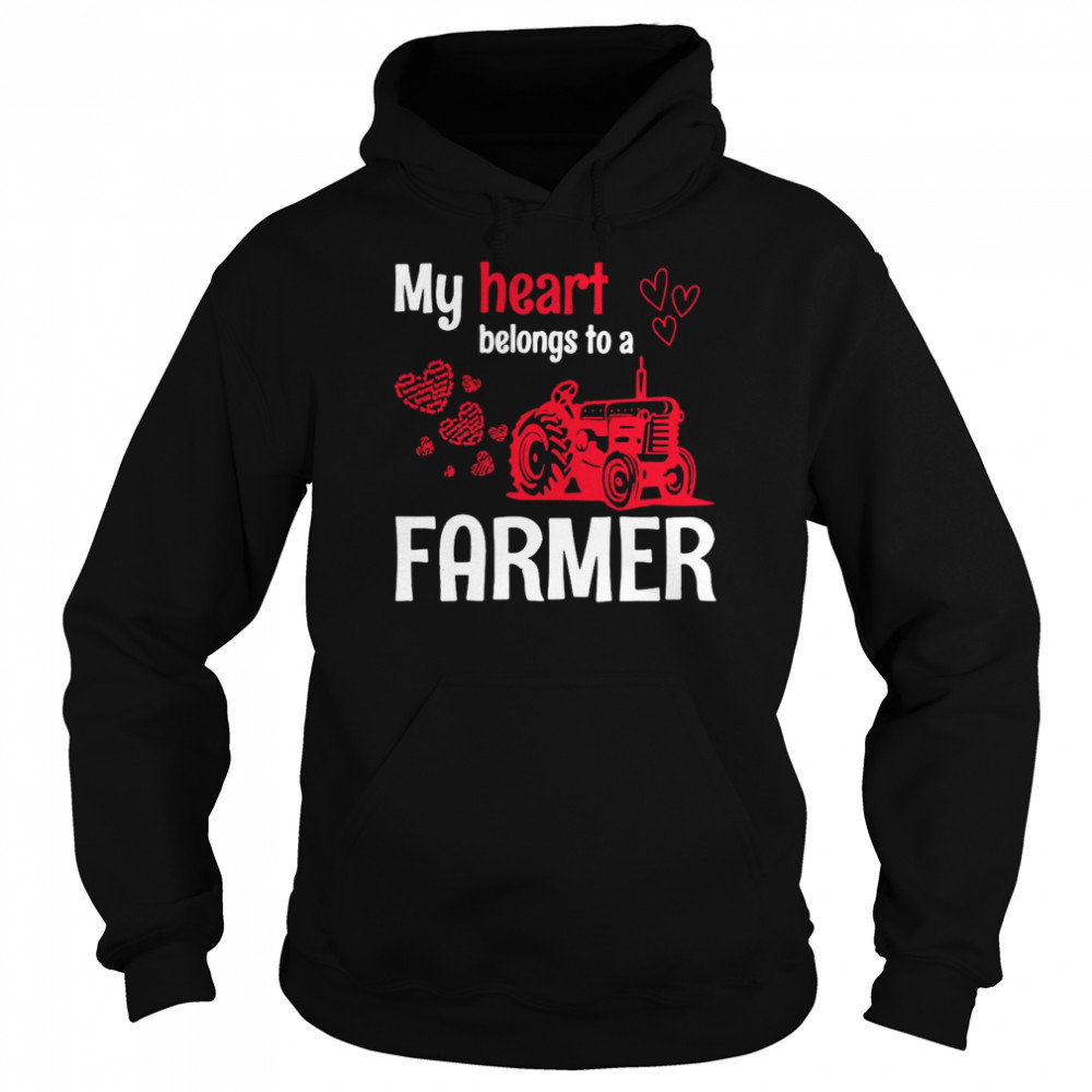 My Heart Belongs To A Farmer  Unisex Hoodie