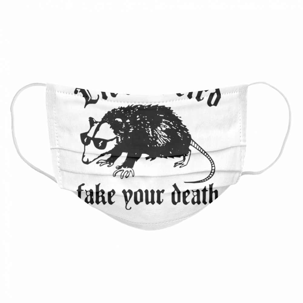 Opossum Live Weird Fake Your Death Cloth Face Mask