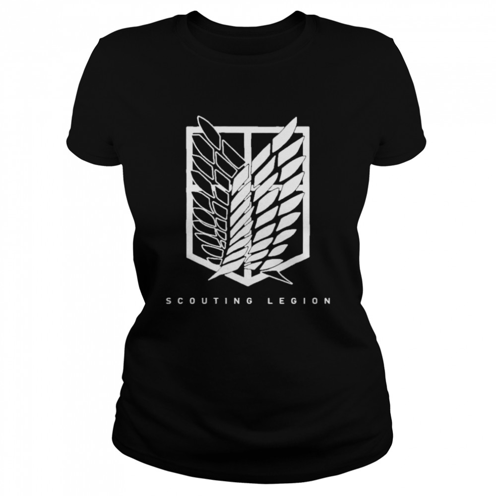 Scouting legion attack on titan scouting legion cosplay shingekI no kyojin casual  Classic Women's T-shirt