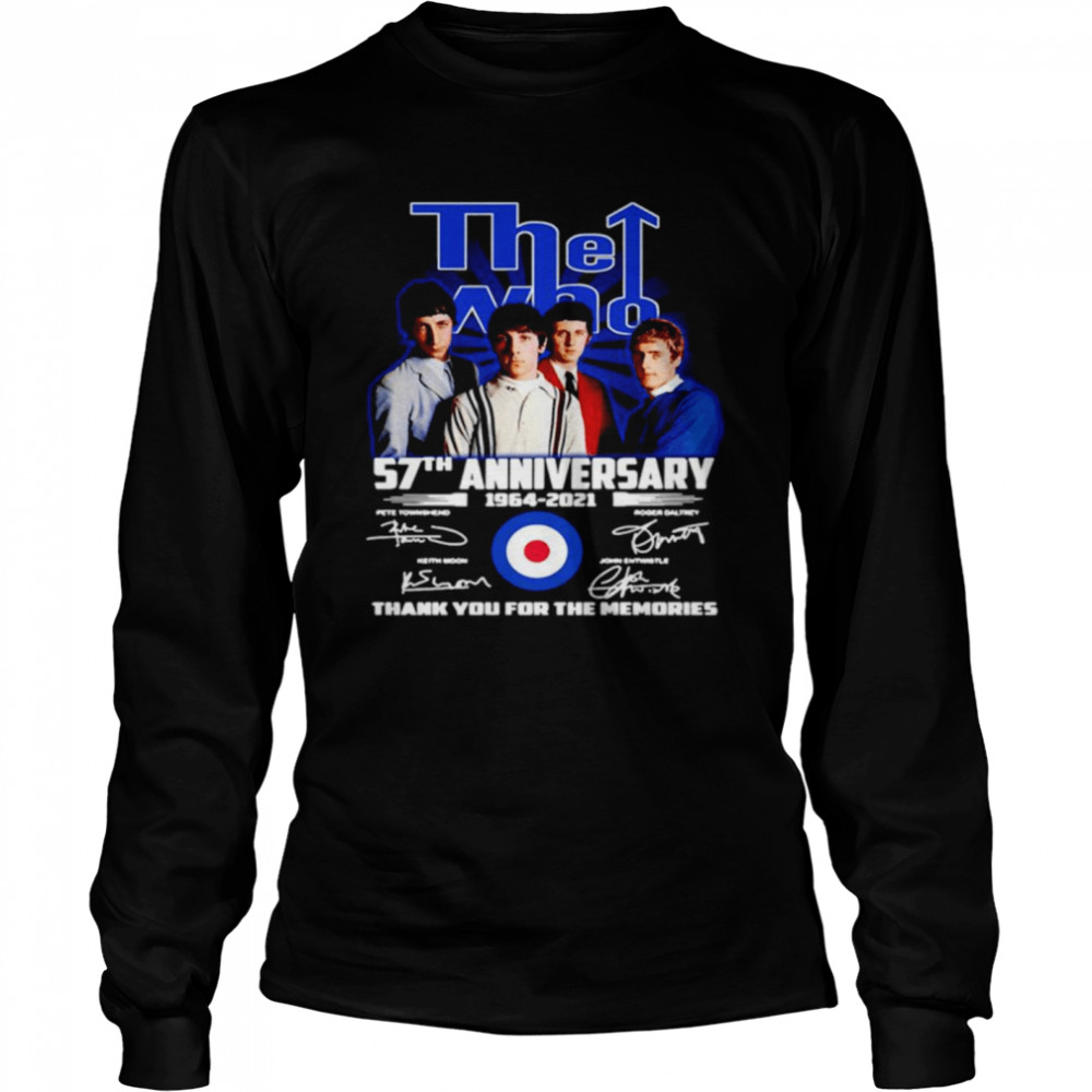 The Who 57th Anniversary Long Sleeved T-shirt