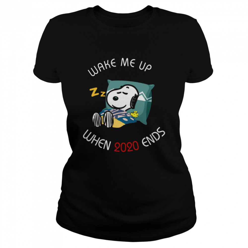 Wake Me Up When 2020 Ends Classic Women's T-shirt