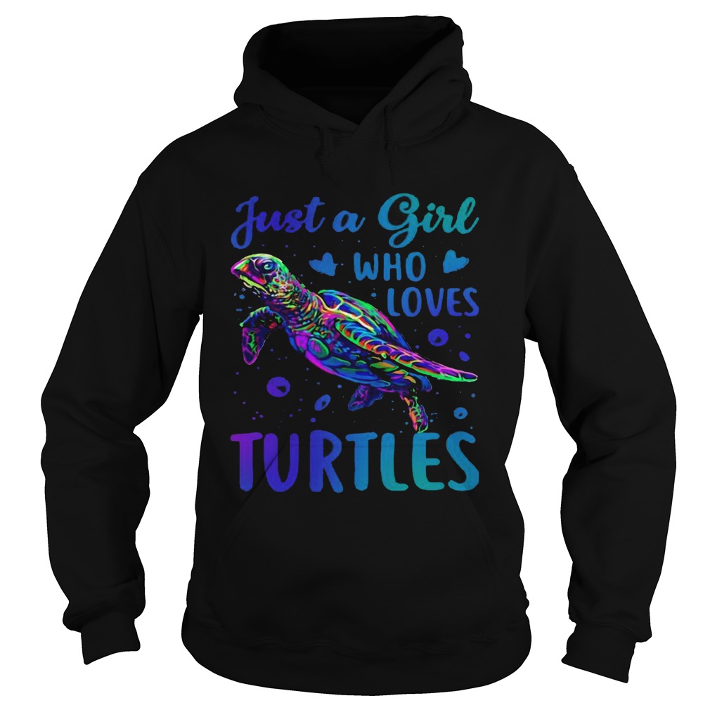 Just a girl who loves turtles Hoodie