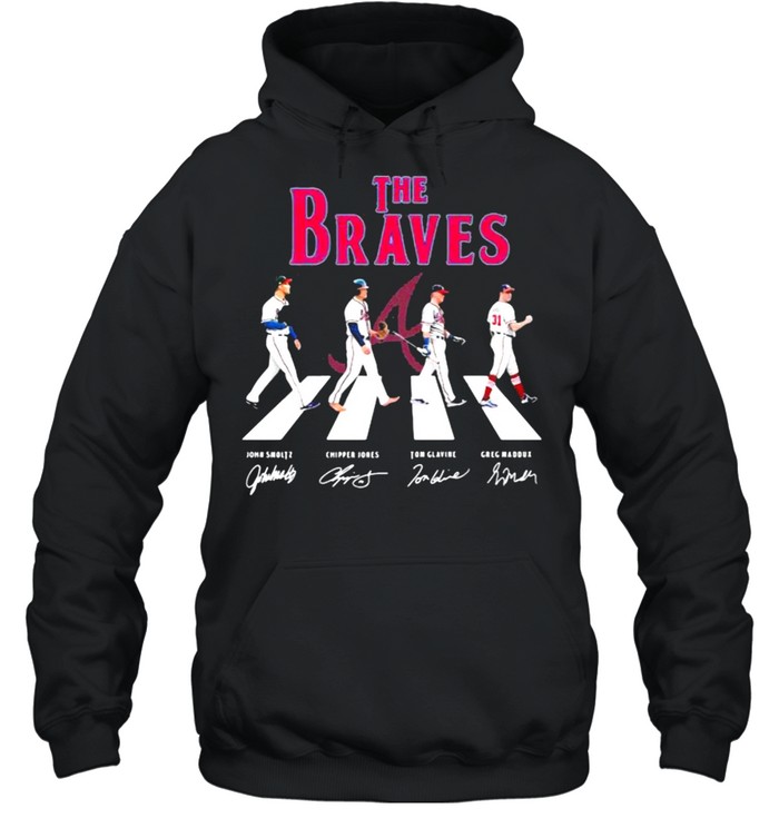 The braves abbey road signature  Unisex Hoodie