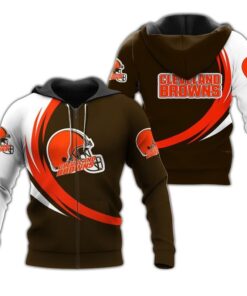 Cleveland Browns Hoodie curve graphic gift for men