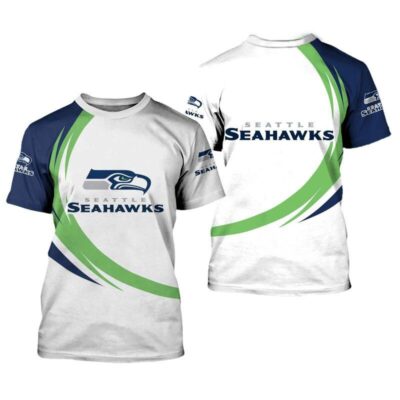 Seattle Seahawks T-shirt curve Style