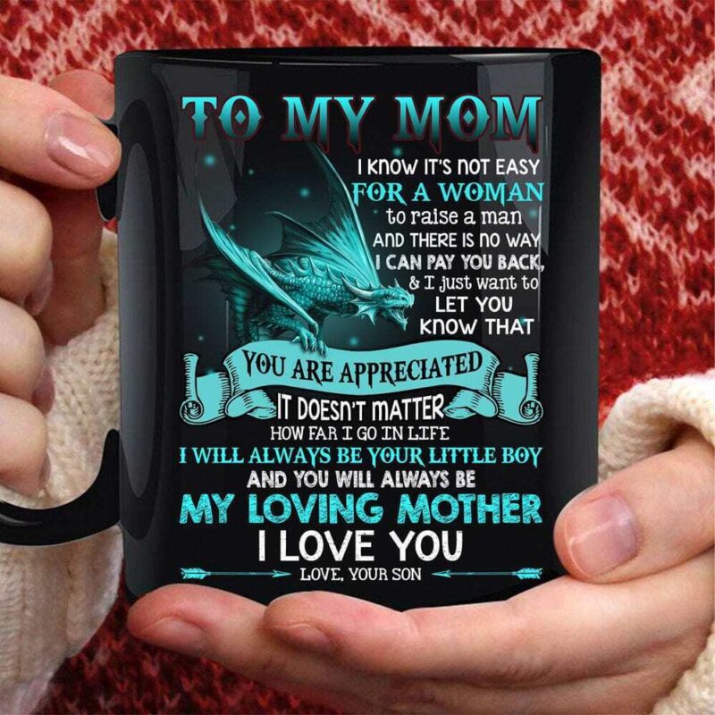 To My Mom Love From Son Mother’s Day Mug Birthday Gift For Son Gift Family