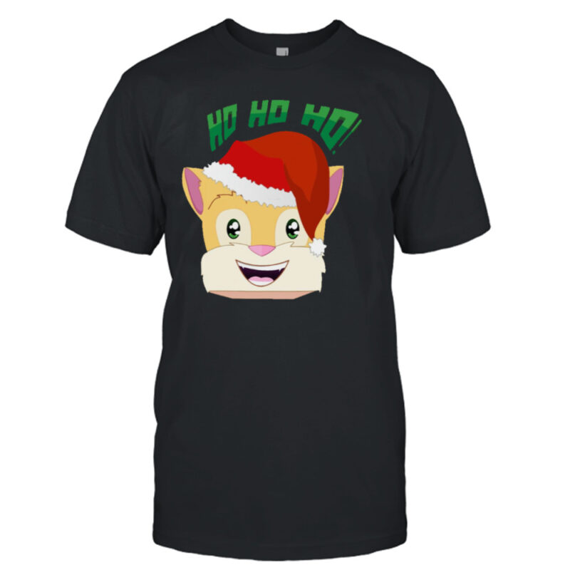 Minecraft Youtuber Stampy Cat Santa Christmas Winter shirt