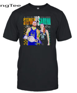 3 point Challenge Steph Curry X Sabrina Ionescu Signatures Shirt