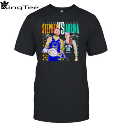 3 point Challenge Steph Curry X Sabrina Ionescu Signatures Shirt