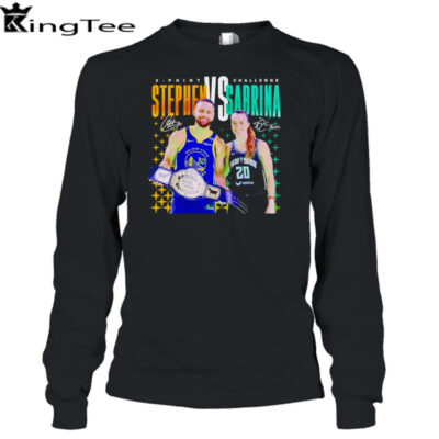 3 point Challenge Steph Curry X Sabrina Ionescu Signatures Shirt