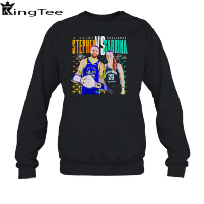 3 point Challenge Steph Curry X Sabrina Ionescu Signatures Shirt