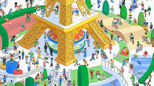 Google Doodle today celebrates Paris Olympics 2024: Spot 20 of the most searched sports in Play Ground Puzzle