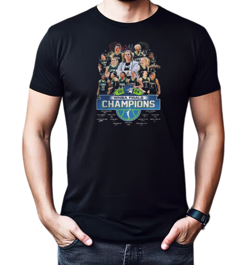 2024 Final Wnba Final Champions New York Liberty Signatures Fireworks T-Shirt