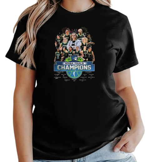 2024 Final Wnba Final Champions New York Liberty Signatures Fireworks T-Shirt Classic Women's T-shirt