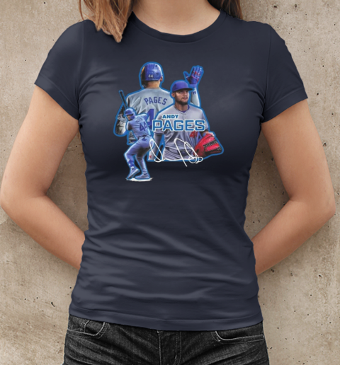 Andy Pages LA Dodgers Signature T-Shirt Classic Women's T-shirt