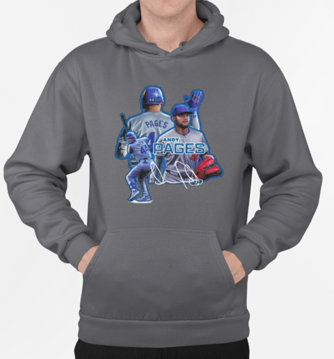 Andy Pages LA Dodgers Signature T-Shirt Unisex Hoodie