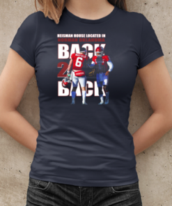 Baker Mayfield Kyler Murray Heisman House Located In Norman Oklahoma Back 2 Back T-Shirt Classic Women's T-shirt