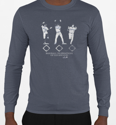 Baseball Celebrations of Los Angeles T-Shirt Long Sleeved T-shirt 