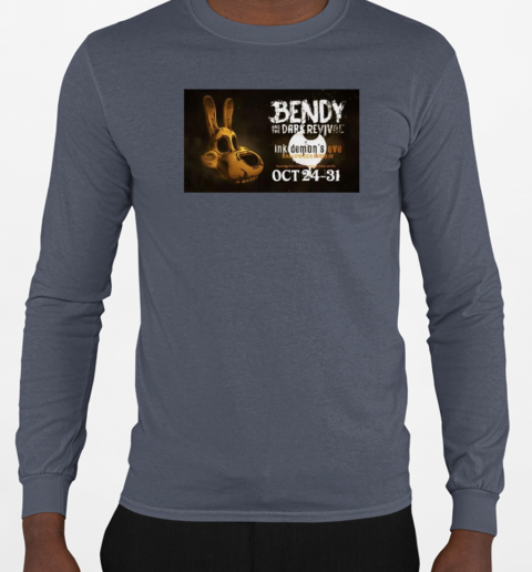 Bendy Ink Demon's Eve October 24 31 Halloween 2024 T-Shirt Long Sleeved T-shirt 