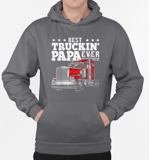 Best Truckin' Papa Ever Trucker T-Shirt Unisex Hoodie