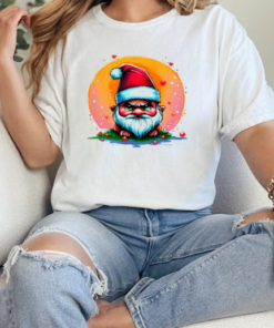 Cartoon Gnome Illustration for Christmas Greetings T-Shirt Classic Women's T-shirt