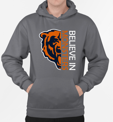 Chicago Bears Graphic Tee – Believe in Monsters T-Shirt Unisex Hoodie