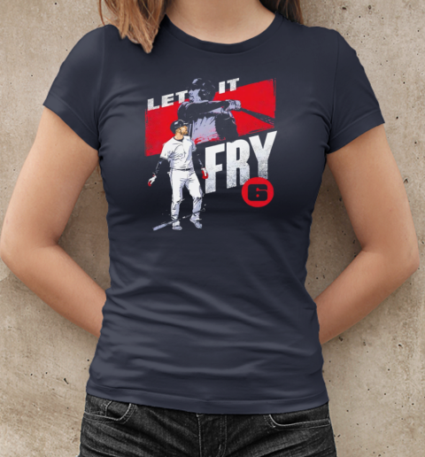 David Fry Cleveland Guardians let it fry vintage T-Shirt Classic Women's T-shirt