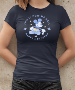 Design Mickey Mouse Hanukkah Pullover T-Shirt Classic Women's T-shirt