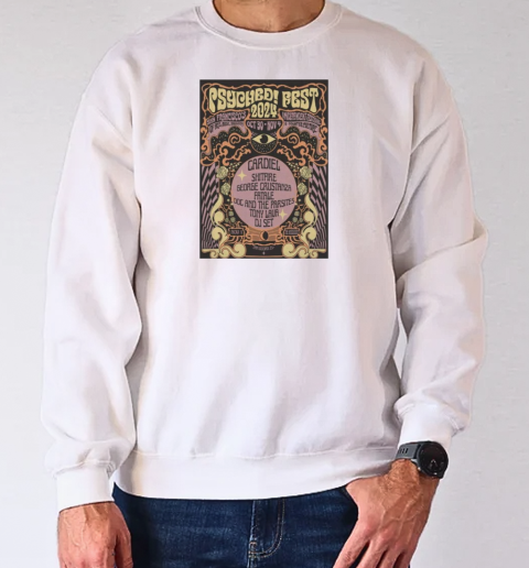 Design Psyched! Fest Rickshaw Stop In San Francisco CA Oct 30 Nov 4 2024 Poster T-Shirt Unisex Sweatshirt